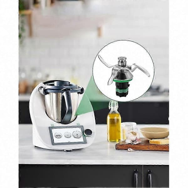 Erstatningsklinge til Thermomix TM5 og TM6, højkvalitets røreklinge i rustfrit stål til hakning og omrøring