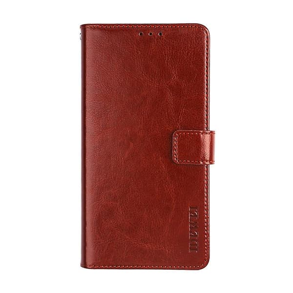 För Blackview A80 Plus Crazy Horse Texture Fodral Brown
