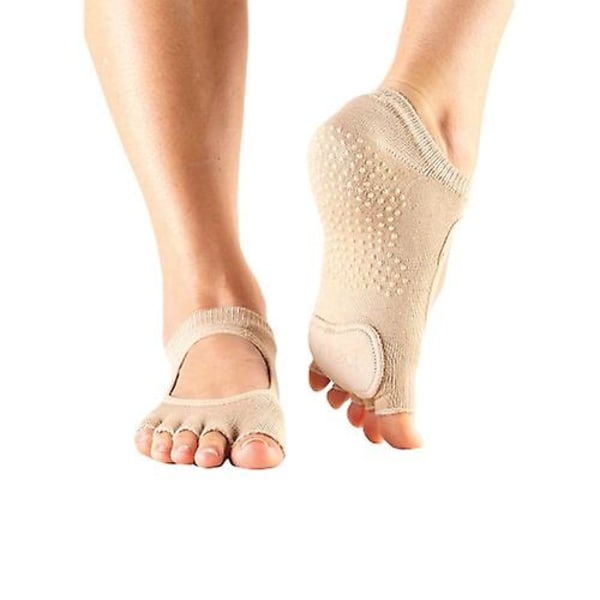 Toesox Naisten/Naisten Puolivarvas Plie-Tanssi Sukat Black XS