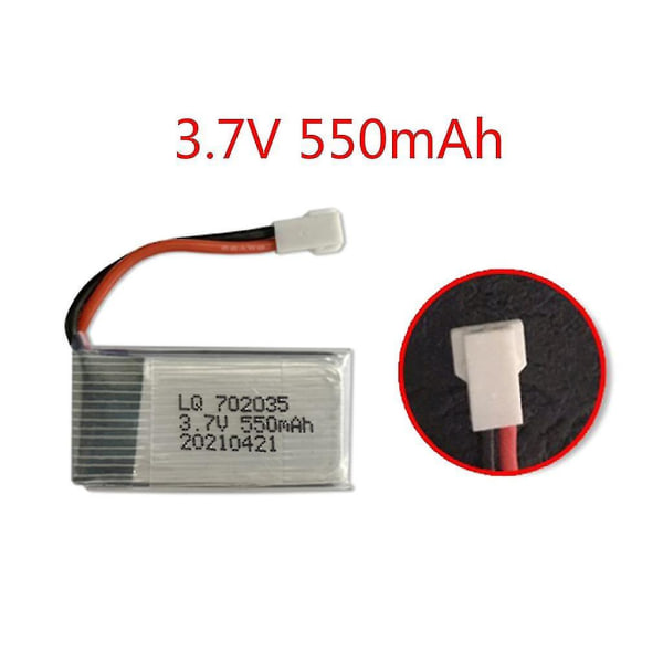 5 i 1 batterioplader med 5 stk 3.7v 550 mah lithium polymer Li-po batterier & usb kabel kompatibel med Syma Q11 H99w høj kvalitet