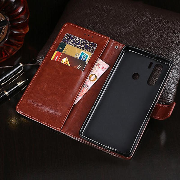 Blackview A80 Plus Crazy Horse Texture case Brown