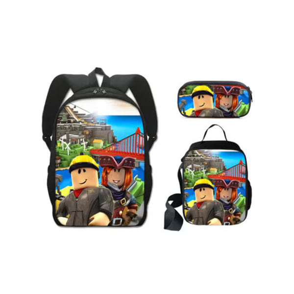 Roblox student rygsæk koreansk version af primær- og sekundærskoleelevers rygsæk ins style mode trend rygsæk tredelt sæt A42