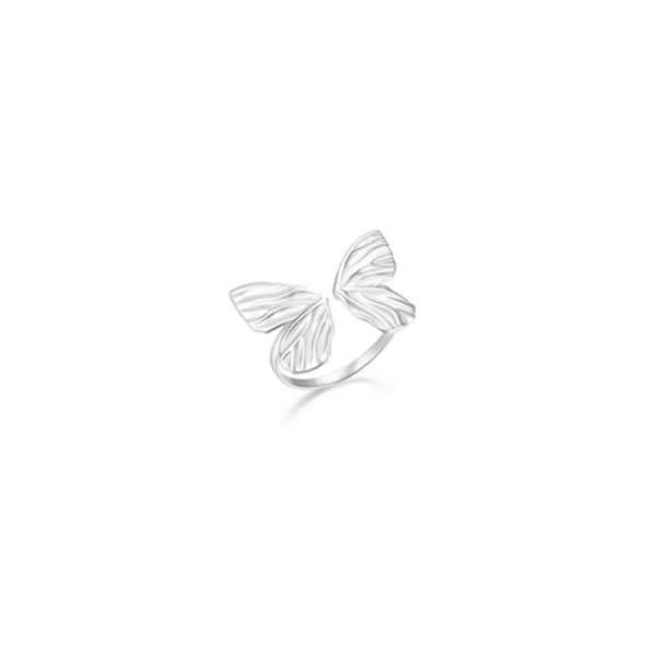 S925 Silverring Fjäril Silver