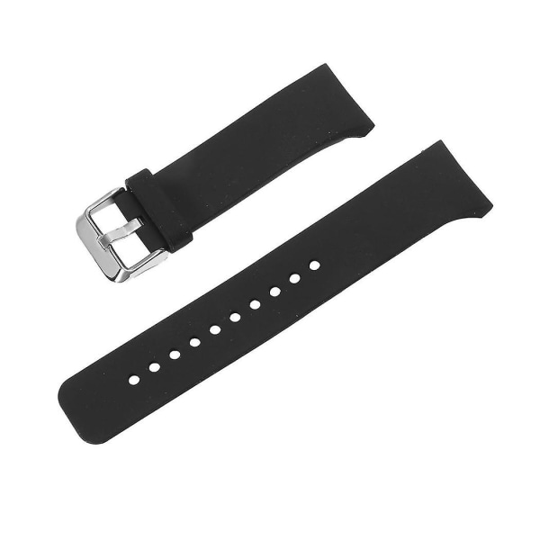 Lyxig silikonklockarmband för Galaxy S2 Gear Sm-r720 Svart