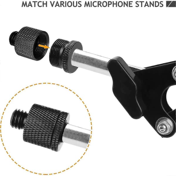 Mikrotrådskrueadapter 5/8 til 1/4 adapter og 5/8 til 3/8 adapter Happy H