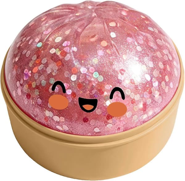 Kæmpe Glitter Dumpling Squishy, Squishy Dumpling Fidget Legetøj, Bao Bolle Squishy Klemmelegetøj med Damper til Stresslindring