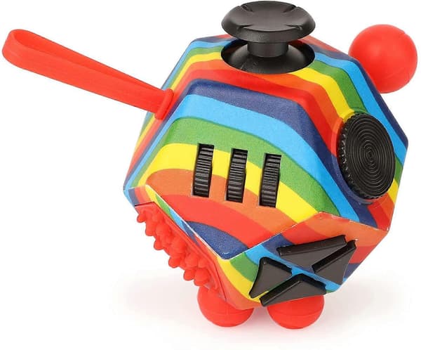 Stressavlastande Fidget Ångestlindrande Leksaker 12 Sidor Dekompression Sensorisk Fingerleksak för Vuxna Barn