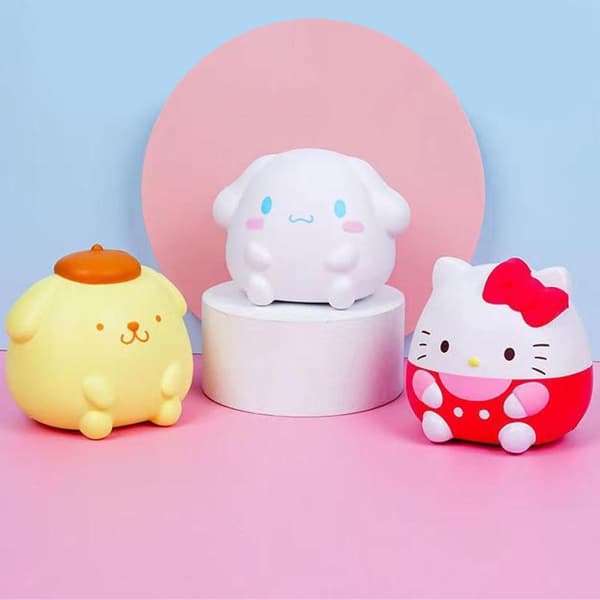 e Melody Decompression Sanrio Kuromi Cinnamoroll Squishy -lelu A1