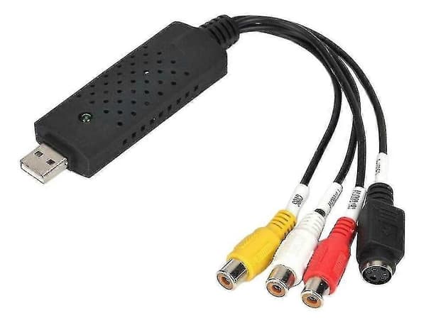 USB RCA VHS til PC Adapter, Videoopptakskort for Overvåking