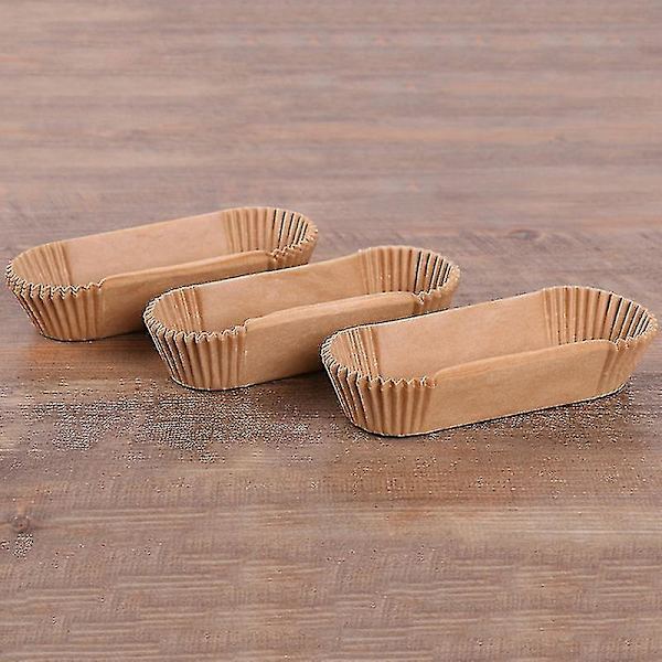 50 st bakpappersfodrar raka brödform Bakplåtspapper liners brödform