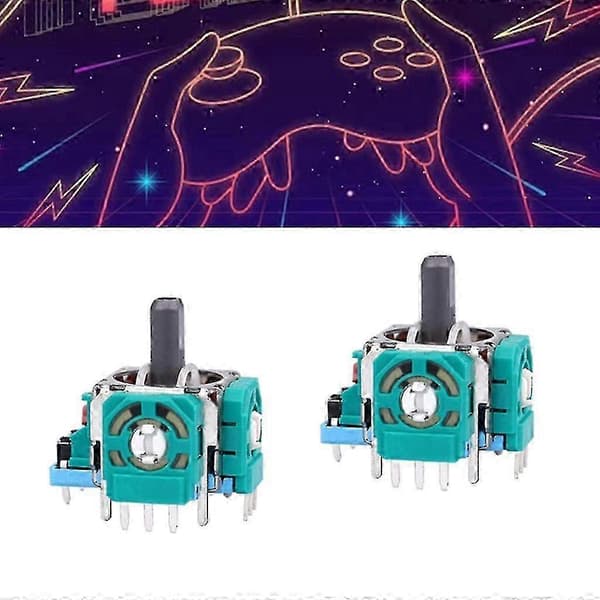 PS5 Controller 3D Analog Joystick Reparationssæt med Skruetrækker & Reservedele