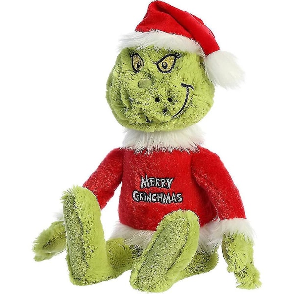 Julefestsdekoration The Grinch bløde plyslegetøj 40cm dukke børnegave