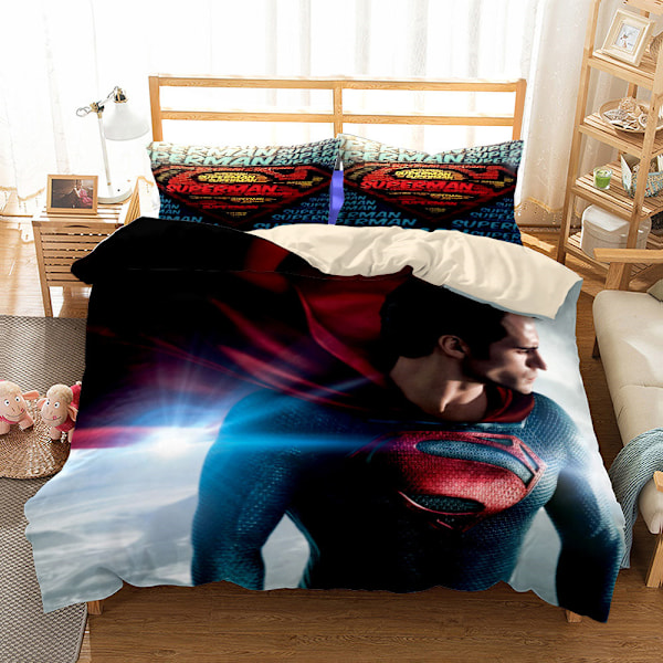 Superhjälte Serie Spider-Man Superman Bästsäljande Täcke Set
