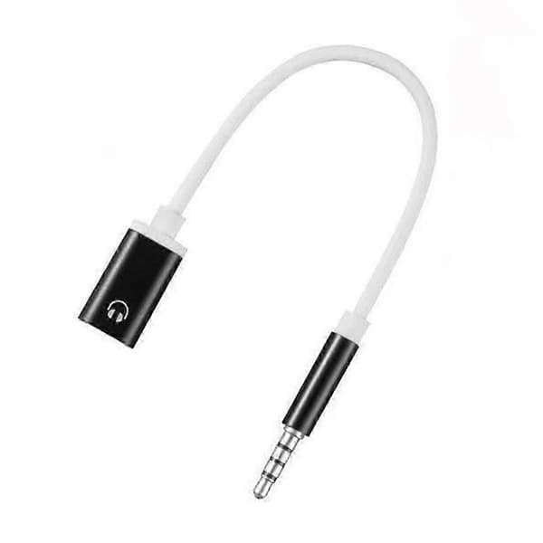 3,5 mm uros-Type C naaras -kaapeli MP3-soittimille Black