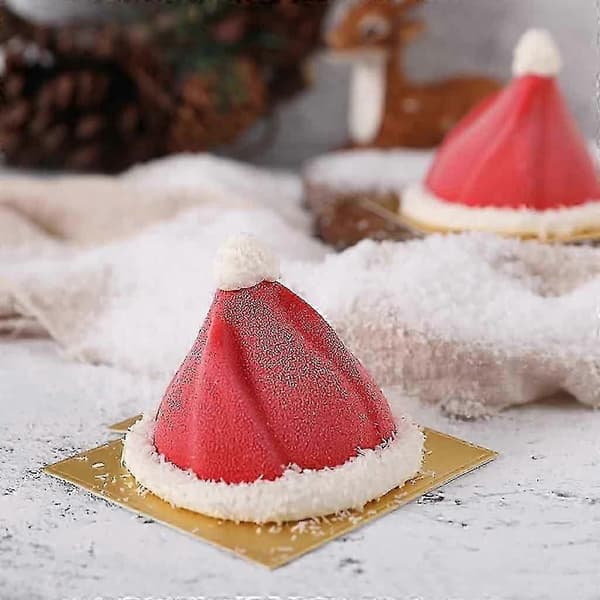 3D silikon kakeform bakeform kakeform julehatt DIY bakeutstyr