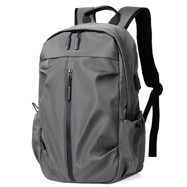 Ryggsäck för män och kvinnor, laptopryggsäck, skolväska, utomhus Gray