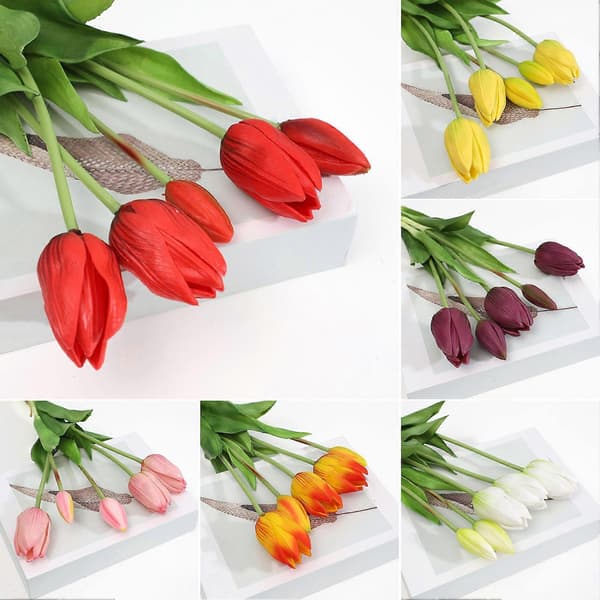 Kunstig tulipan for våren – \"ekte\" blomst Red