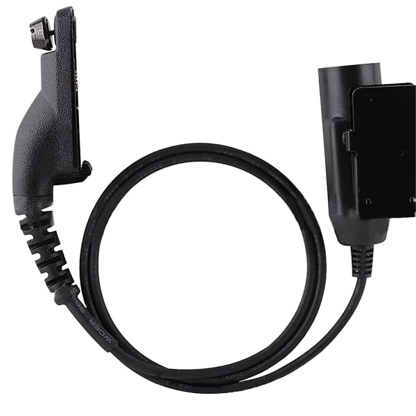 Walkie-Talkie Adapter for U94 PTT Walkie-Talkie Xirp8268 8668 Apx7000 Dp3400 Adapter Black