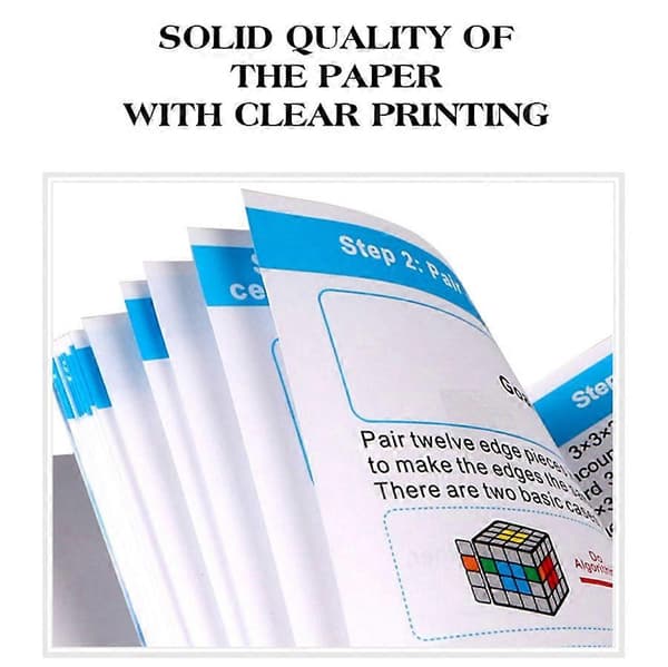 QiYi Cube Guide Hemmelig Tutorial Bog Til Magiske Terninger Nem Læring 2x2 3X3 4x4 Megaminx Skew Puzzle Terning Algoritme Notation Tips