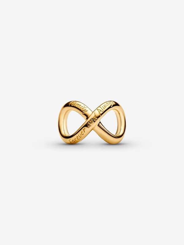 Pandora - Forever & Always Infinity -hela - 14k kullattu black