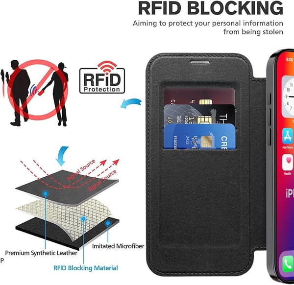 Etui til iPhone 16 Pro Max kompatibel med Magsafe (sort)