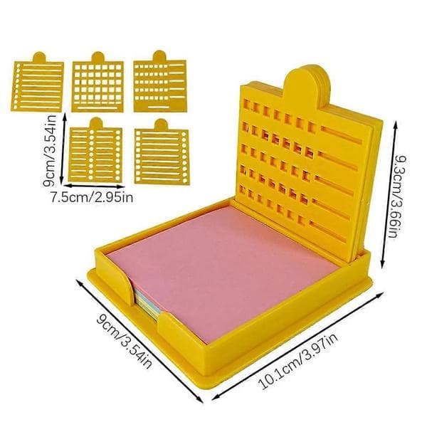 Sticky Notes Stencil Praktisk Sticky Notes Dispenser til værelse