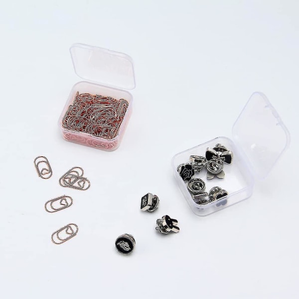 20 stykker Små klare plastikæsker med firkantet låg Mini klar plastikæske Små plastikbeholdere til perler, smykker, piller
