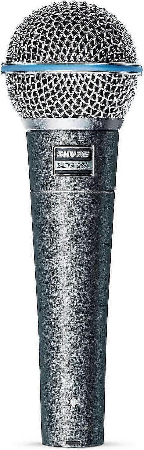 Shure Beta 58A Dynamisk Vokalmikrofon, Professionel Scenemikrofon til Liveoptrædener