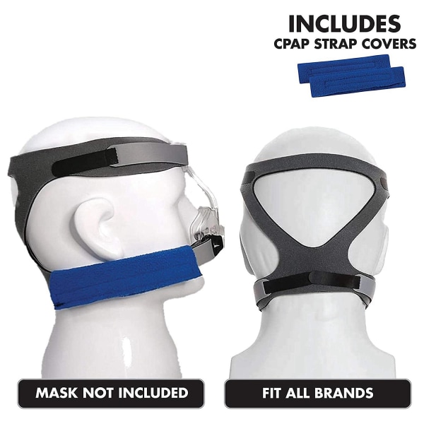 1 par CPAP-rekvisita Comfort Pads Forhindrer ansikt CPAP-maskeremmer Holder For Airfit blue
