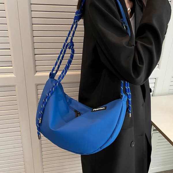 2023 NY Dumpling Bag Ensfarvede Skuldertasker til Piger Kvinder Afslappede Mode Trendy Tasker Crossbody Tasker Alsidige Tasker