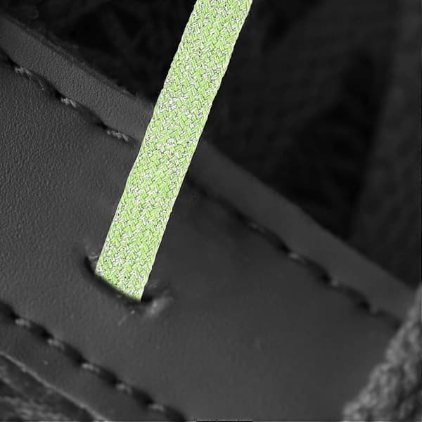 Glitrende farvede flade snørebånd 2 stk. robuste erstatningssnørebånd i polyester til
