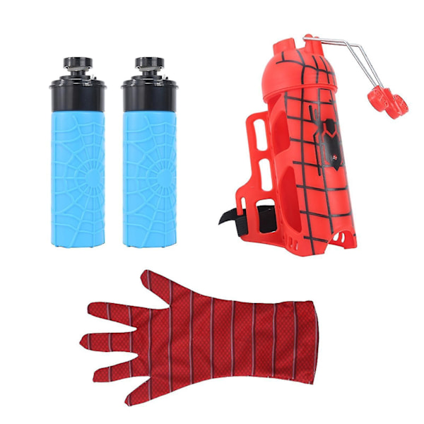 Spider-Man Handske Nät Skytt Hjälte Launcher Handled Leksaksset Spiderman Armskydd Leksaker B