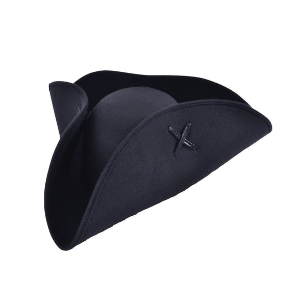 Bristol Novelty Unisex Vuxen Pirat Tricorn Black One Size