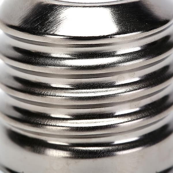 1 stk. E40 til E27 Sokkel Base Halogen CFL Lyspære Lampe Adapter Konverter Holder Silver 1 Pcs