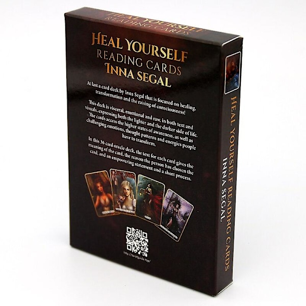 Heal Yourself -luentakortit Intuitiivinen ohjaus sielusi muuntamiseen Lukukorttisarja Peli