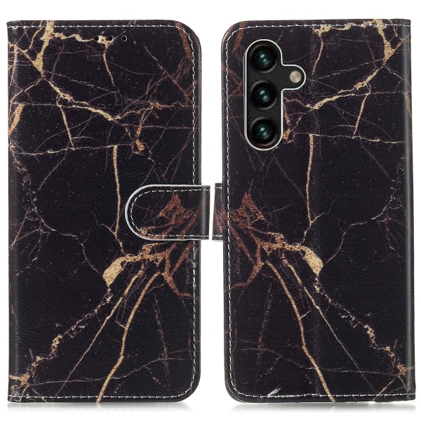 For Samsung Galaxy A35 Læderpung Etui Mønster Trykt Folio Telefon Cover Multicolor Style J Samsung Galaxy A35 5G