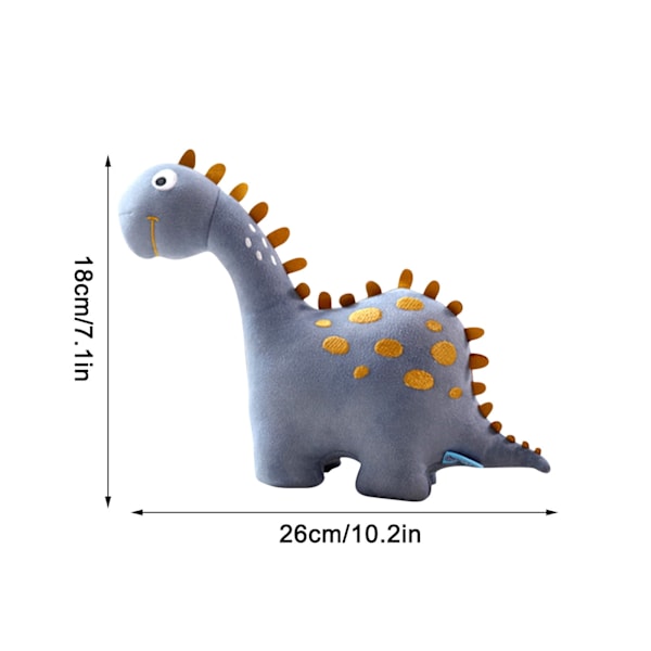 Liten dinosaurdukke søt liten dinosaur plysjleketøy dukke bryllupsdukke maskindukke, julegaver til barn