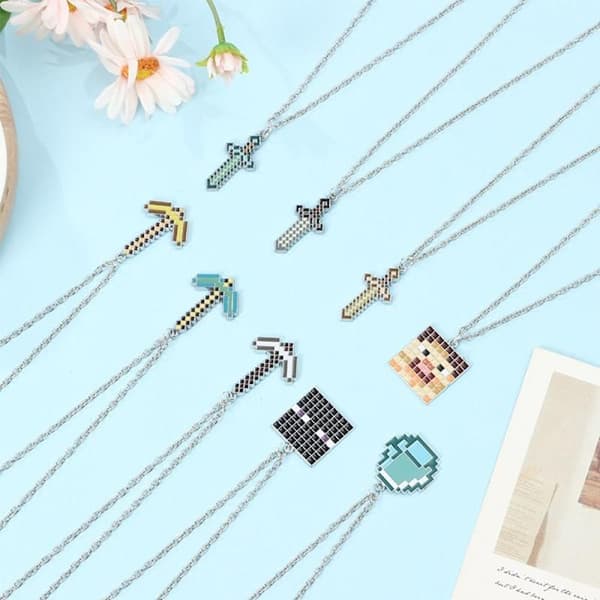 Minecraft Necklace Pendant 01