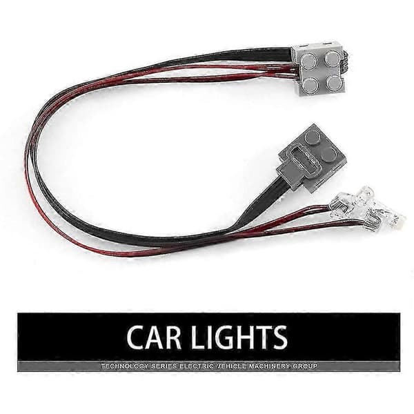 5 stk. Technic Power Function 8870 LED-lyslinkkabel til køretøjsbyggeklods-strømgruppe
