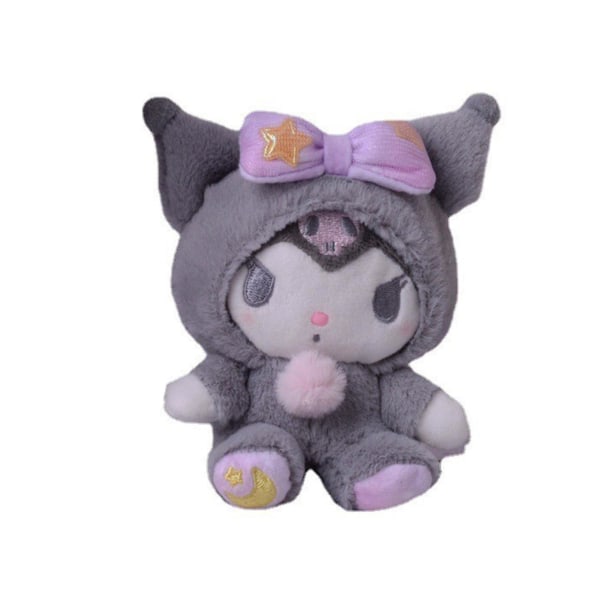 Sanrio Series Cartoon Pendant 23cm Melody Plush Doll Toy Gift Kuromi 15CM