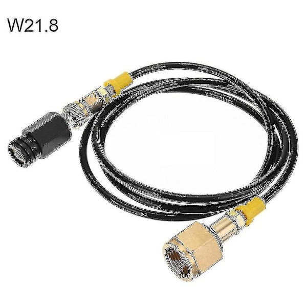 Høytrykkslange Adapter for Sodastream Maskin G5/8 CGA320 W21.8 CO2 Tank (Størrelse: For W21.8) 1343