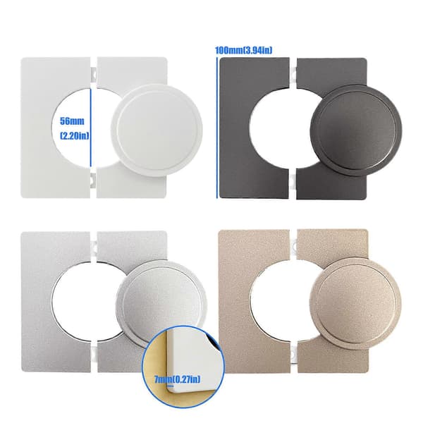 100x100mm Hemförbättring Plast Luftkonditioneringsrör Väggskydd Dekorativ Panel För Snygg Interiör