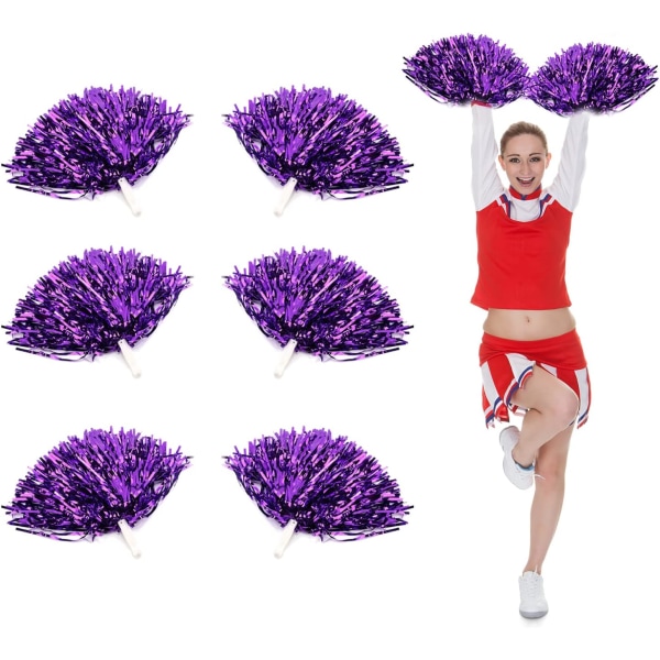 Cheerleading Poms, Cheer Plastic Pom Cheer Party Kostym Sportdans Xixi