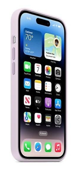 Silikon Deksel Kompatibelt Med Iphone 14pro Lilac