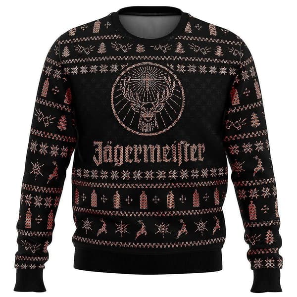 2024 Bebetter Jagermeister Stygg Julgenser Pullover Menn 3D Genser Topper Høst Og Vinterklær A 2 S