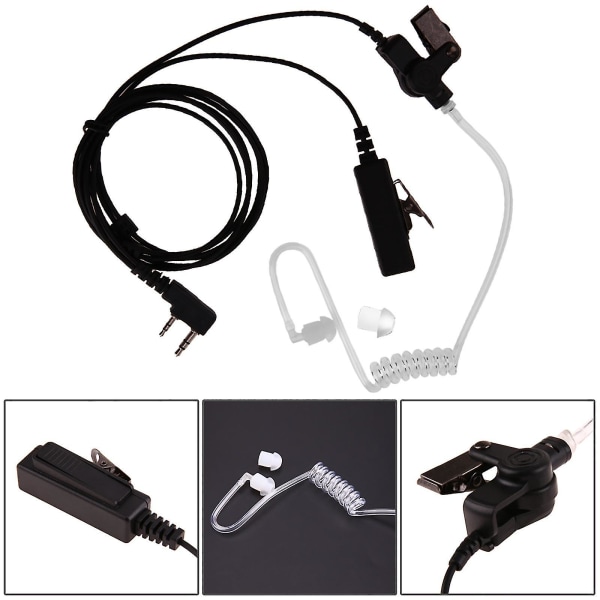 2 Pin Ptt Mic Øretelefon Headset Til Kenwood Tyt Uv5r, Uv5ra, Uv5rb, Uv5rc, Uv5rd