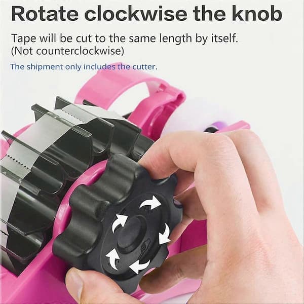 Pink varmetape dispenser, til kontorlager