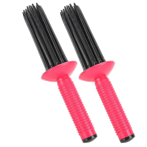 Hårkrøller Hår Fluffy Curling Roll Kam AntiSlip Curling Wand Hårstyling Verktøy