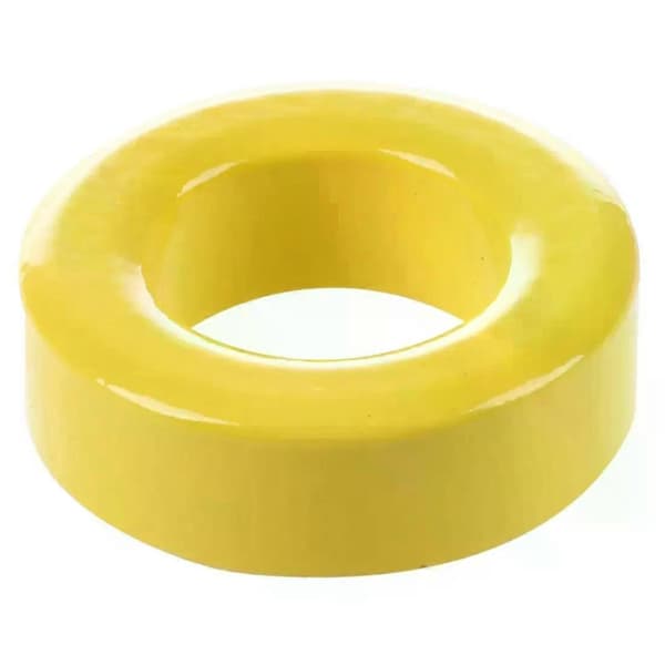 2 stk. 33 mm x 19 mm x 11 mm gulhvide jernkerne ferritringe toroid
