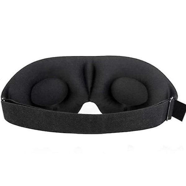 Sovmask för Män Kvinnor, 3D Konturerad Kupol Sovmask & Ögonbindel
